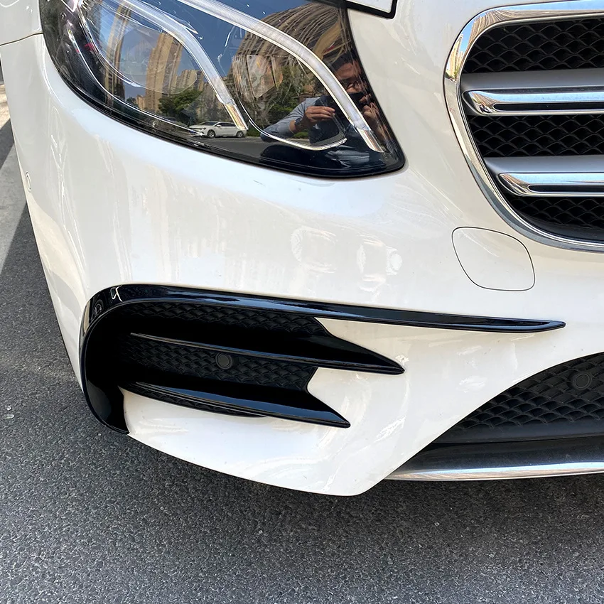 Jual 2021 Cocok Untuk Benz Mercedes E-class W213 2016-2020 E200 260 300 Bar Amg Modifikasi Pisau Udara Depan