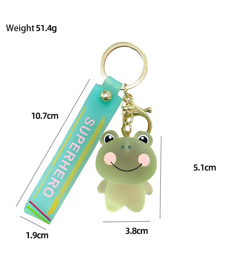 fashion cartoon keychain bulldog rabbit resin pendant for women bag car keyring mobile phone fine jewelry accessories girl gift free global shipping