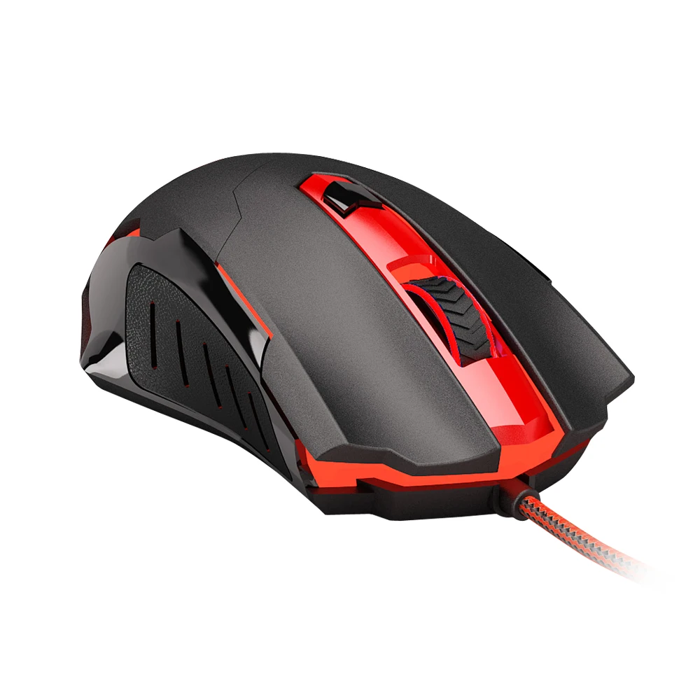 Игровая мышь REDRAGON M705 с Красной светодиодной подсветкой эргономичная Проводная