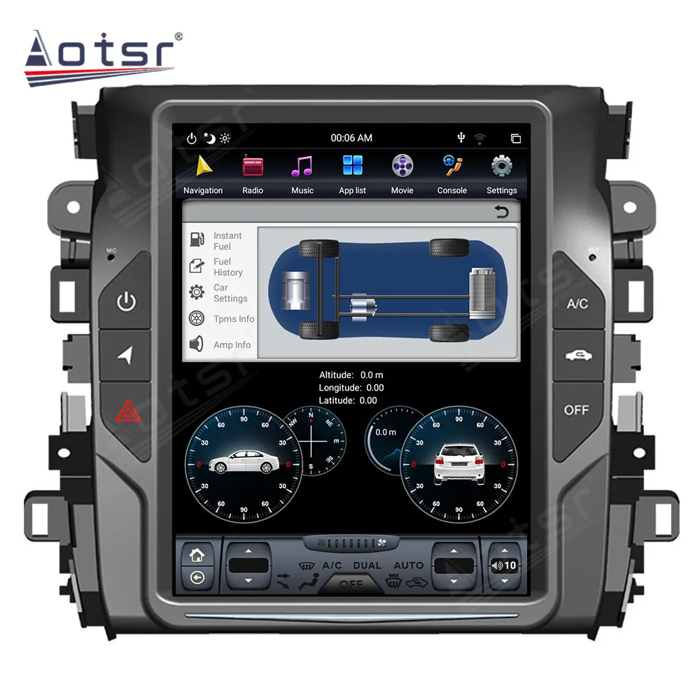 Aotsr Android 13 4 + 128G для Honda Avancier 2017 2018 автомобильное радио-навигация головное
