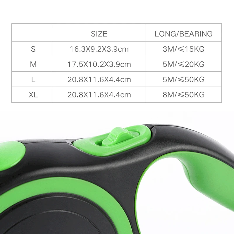 Длинный сильный поводок для больших собак прочный нейлоновый Выдвижной Поводок