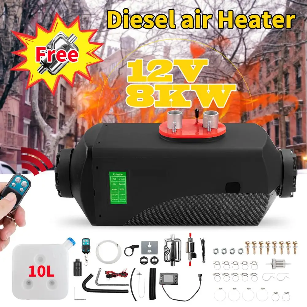 8 кВт Воздушный дизельный Обогреватель 12 В стояночный обогреватель воздушный