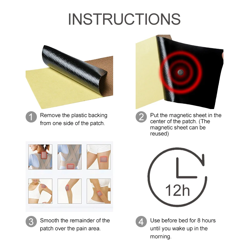 8 шт. пластырь для боли в суставах артрит Поясничный сустав обезболивающий стикер