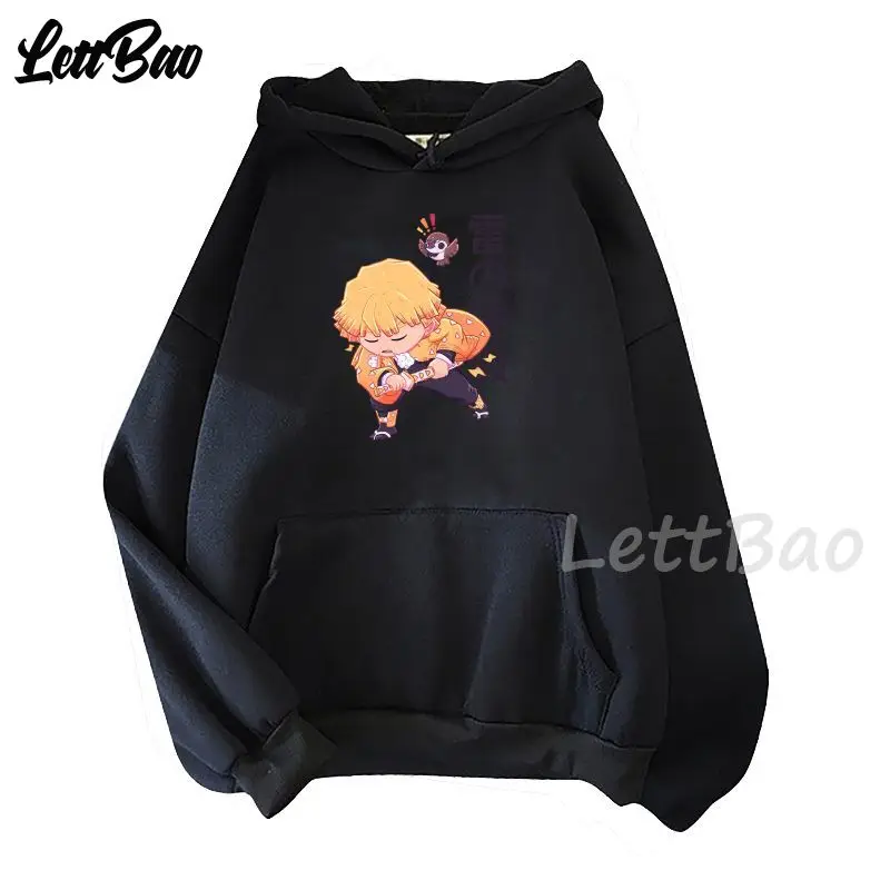 

Demon Slayer Kimetsu No Yaiba Kawaii Japanese Anime Harajuku Hooded Sports Sweatshirt All-match Casual Fashion High-quality Top