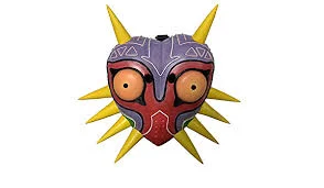 

Majora's Mask The Legend of Zelda Realistic 3D Latex Game Cosplay Accessory Halloween Masquerade Deluxe Costume Props Yellow