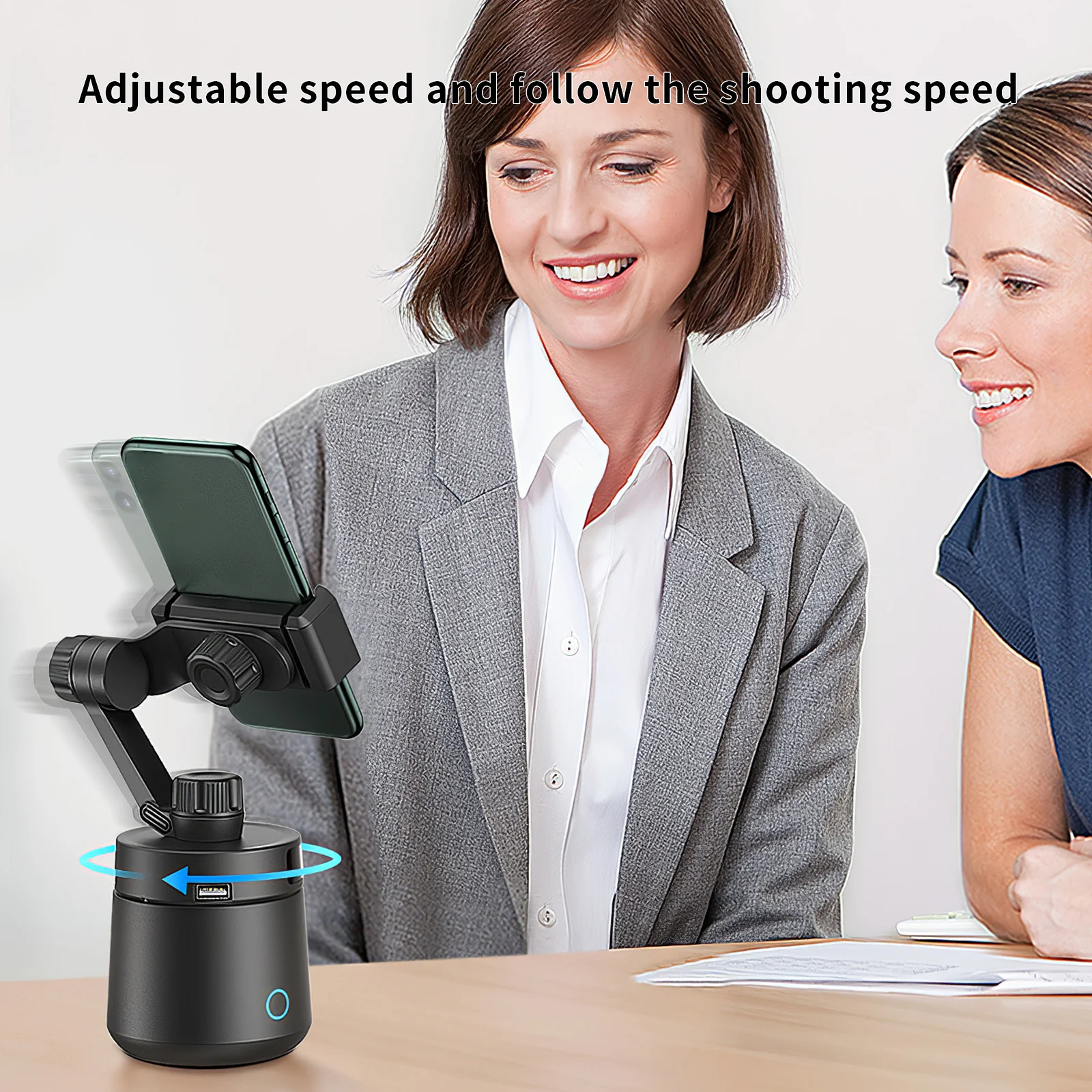 

Intelligent Gimbal 360 Degree Tracking Stabilizer Smart Stabilizer Gimbal Follower Face Recognition Face Recognition Live Gimbal