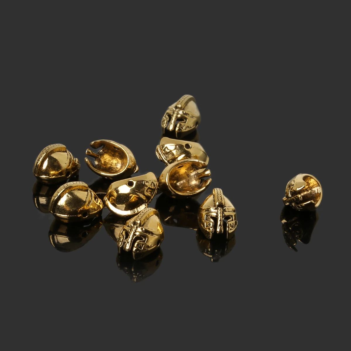 2020 10pcs/lot Metal Charms Roman Warrior Gladiator Helmet Beads Spacer For DIY Bracelet Jewelry Making Accessories |