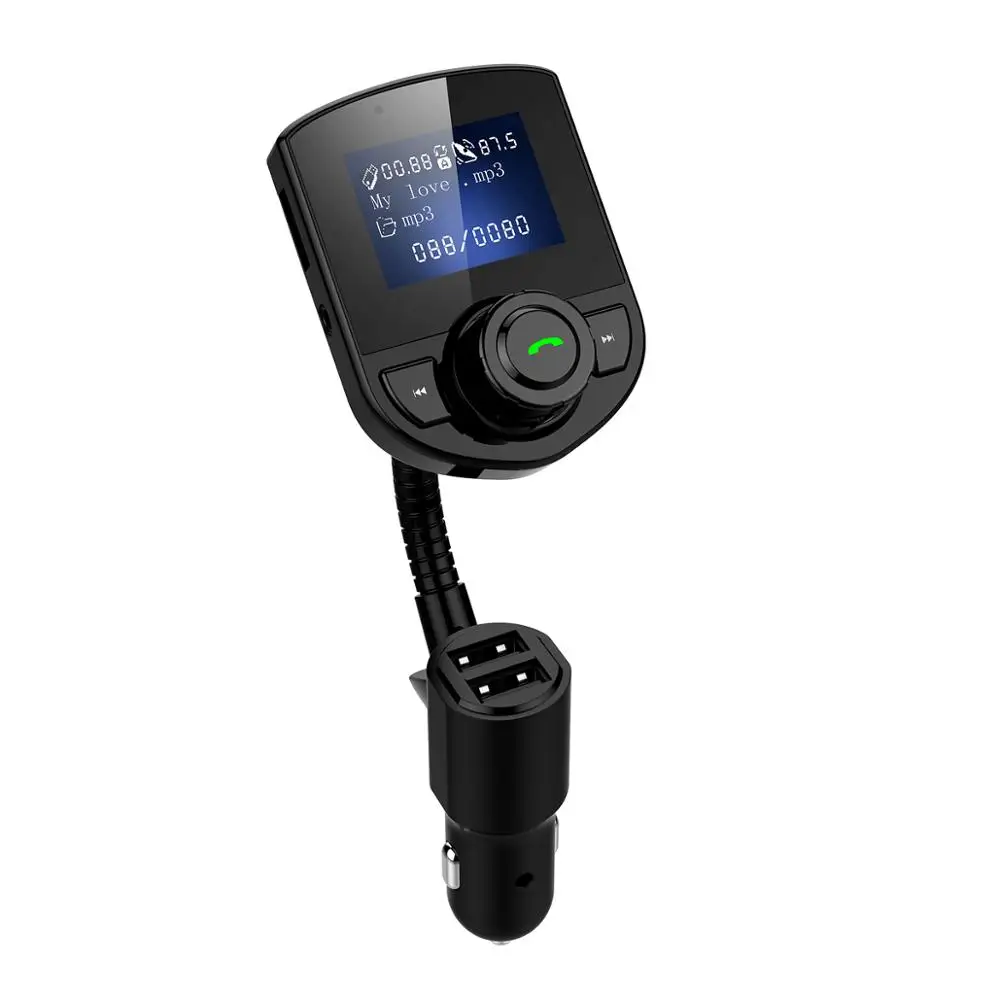 Набор для передачи FM para coche YIBEIKA 3.1A cargador de Пуэрто USB AUX аудио радио pantalla LCD