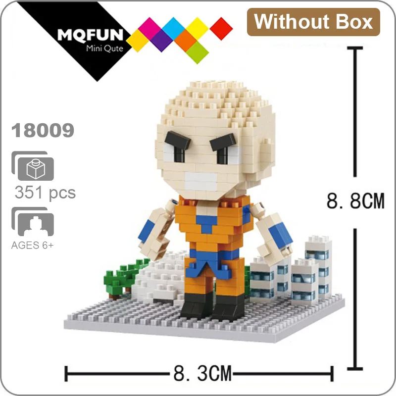 18009 Without Box Balody аниме японский мультфильм Dragon Ball Z Супер Герои 3D конструкторные модели Фигурки строительные блоки кирпичи обучающие игрушки - Цвет: 18009 Without Box