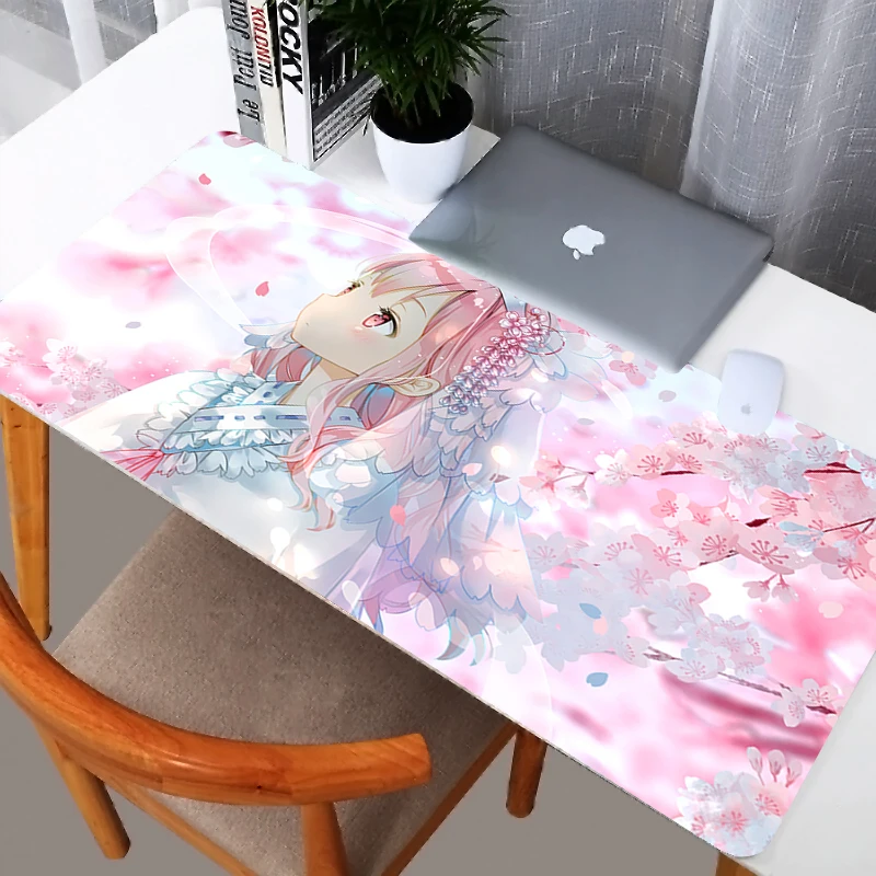 

Mouse Pad cherry blossoms Big Extended Computer Mat Game Mousepad Gamer Office Desk Mat Keyboard Pad Mause Pad