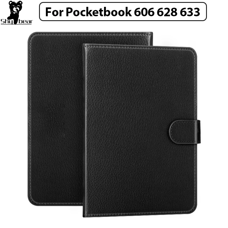 Чехол книжка для Pocketbook 606 628 633 6 дюймов электронная книга из искусственной кожи