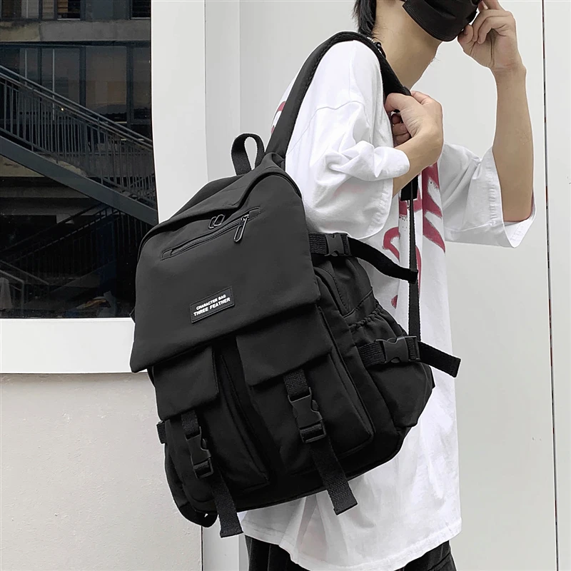 

PB4084 Male high school students large capacity Japanese backpack men 2021 new backpack female trend