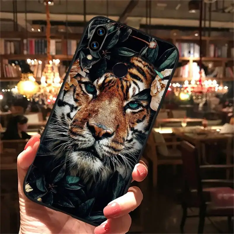 

Animal lion wolf cat tiger Phone Case For Xiaomi Redmi note Mi Huawei honor P smart 8 9 10 S T 20 30 40 lite Pro x
