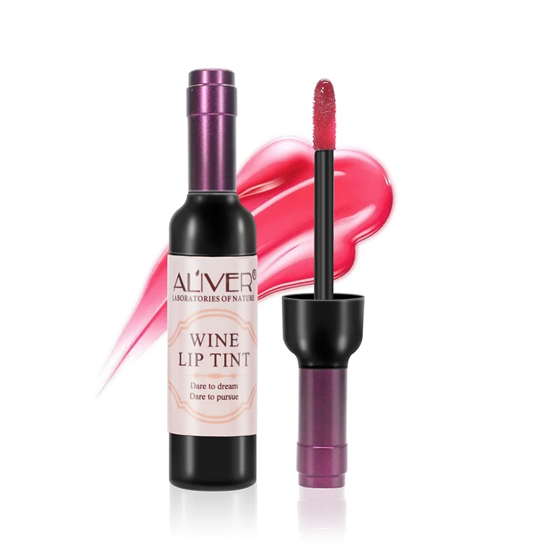 6 Colors Lipstick Red Wine Lip Tint Dye Liquid Lipstick Matte Nourish Lip Gloss Lip Stain Natural Kiss Proof Makeup Dropshipping images - 6