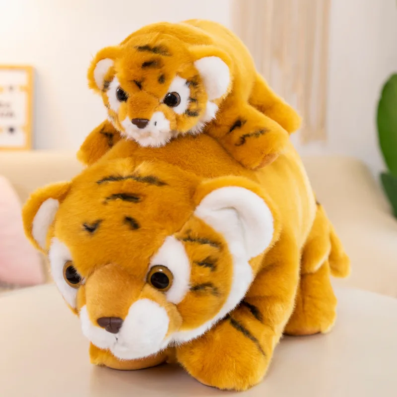 Моделирование Мягкие Тигры плюшевые игрушки забавные мягкие животные тигр куклы