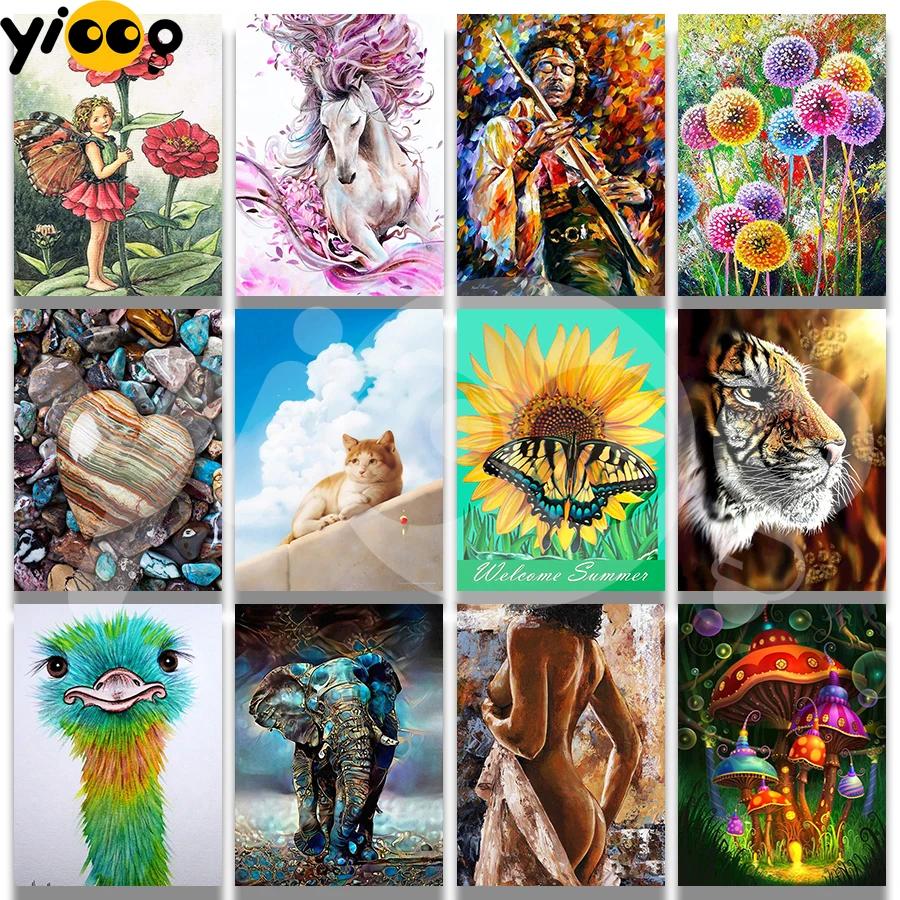 Полноразмерный квадратный/круглый Фотофон с рисунком лошади сердца бабочки