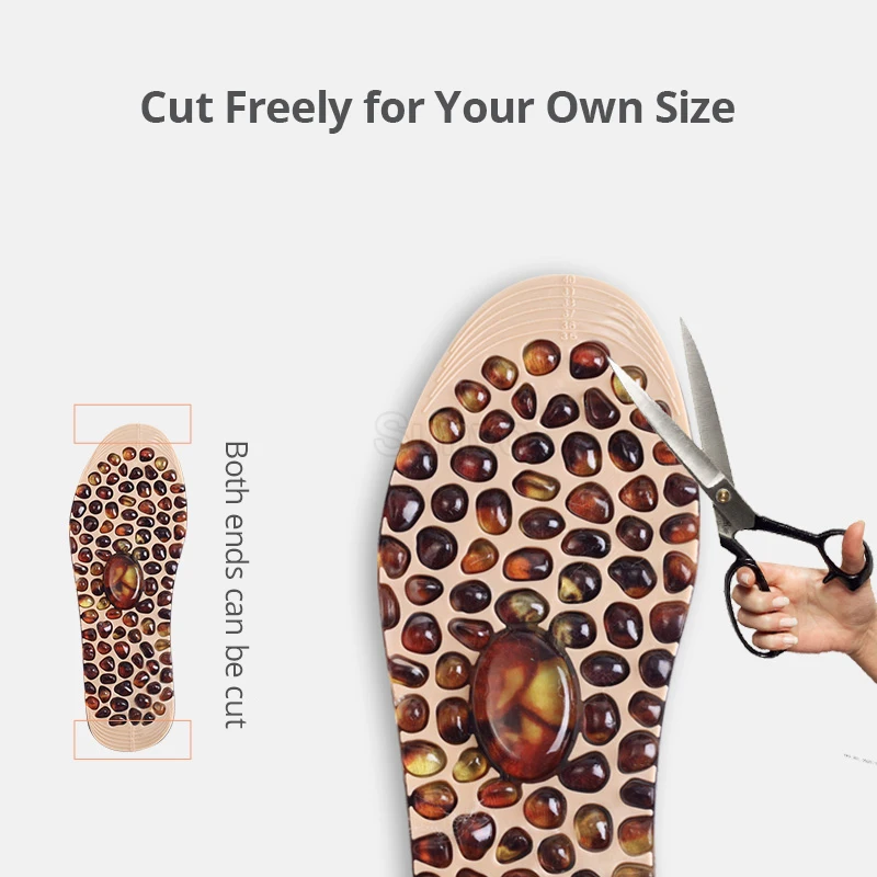 Массажная стелька для ног Cobblestone облегчающая усталость снимает давление