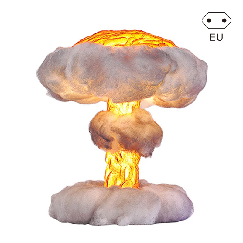

Simulation Explosion Mushroom Clouds LED Table Lamp Eye Protection Art Desk Lamp Best Price