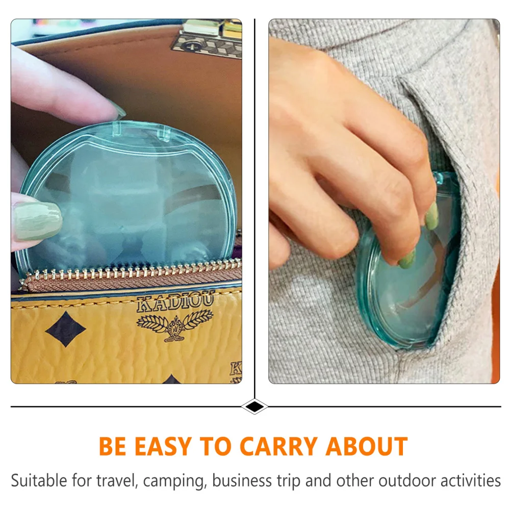 

Portable Orthodontic Retainer Case Mouth Guard Box Denture Storage Box