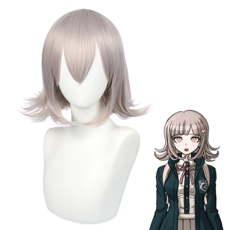 Парик для косплея супер данганронпа Чиаки Нанами термостойкие синтетические
