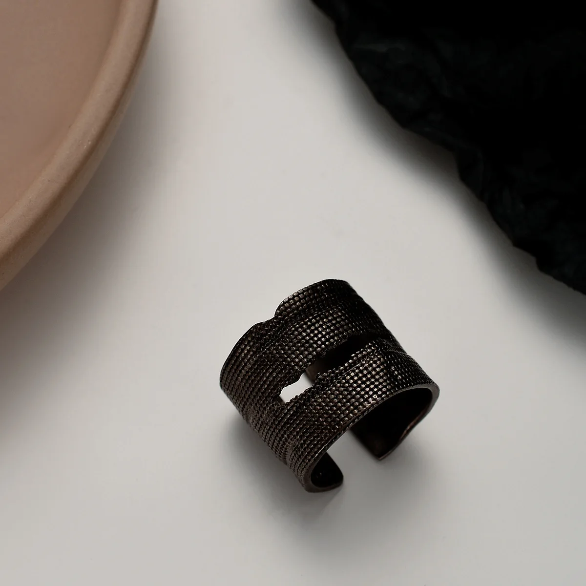 

925 Sterling Silver Simple Ring For Womens Open Steampunk Finger Rings Trendy Luxury Moda Mujer Wedding Adjustable 2021 Jewelry