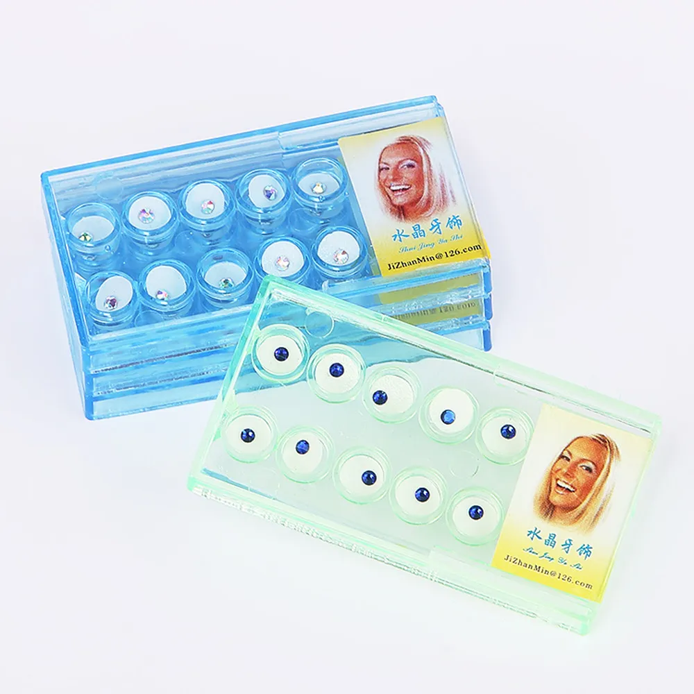 Ювелирные изделия временные с австрийскими цветными кристаллами 10 шт./кор. |