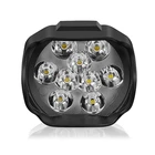 Водонепроницаемый индикатор, задний фонарь мотоцикла, светодиодный фсветильник для грузовика, трактора, двухцветный рабочий противотуманный фонарь