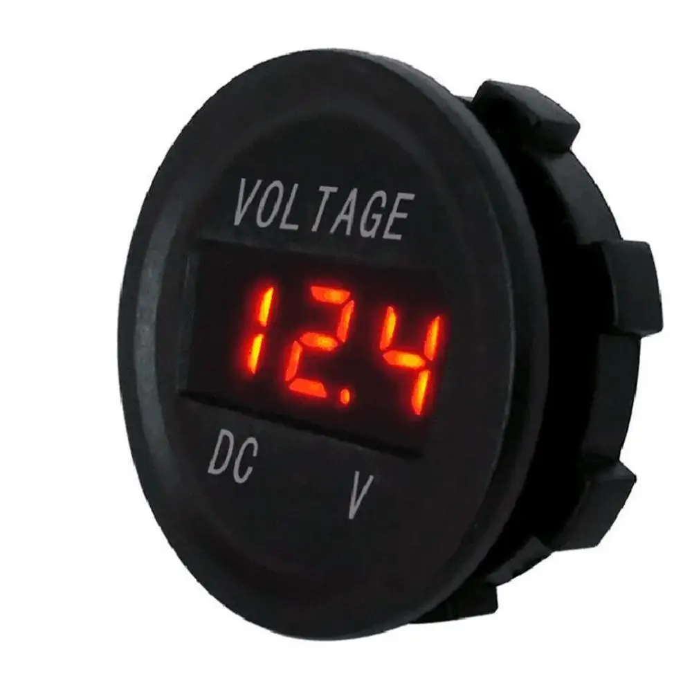 1 шт. светодиодный вольтметр постоянного тока 12 В 24 измеритель напряжения
