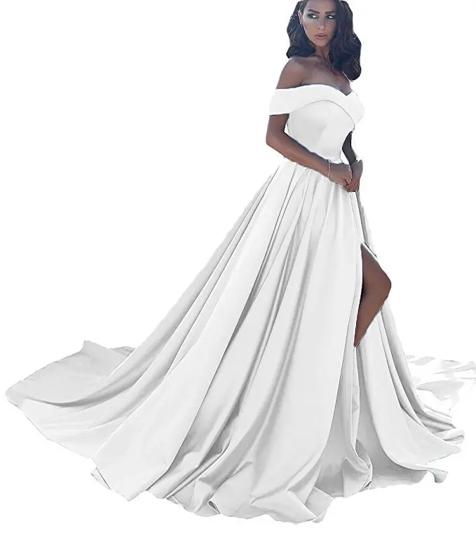 Gryffon Evenig Dress Elegant Formal Boat Neck Court Train Ball Gown Colorful Party Prom Evening Dresses Custom Size | Свадьбы и