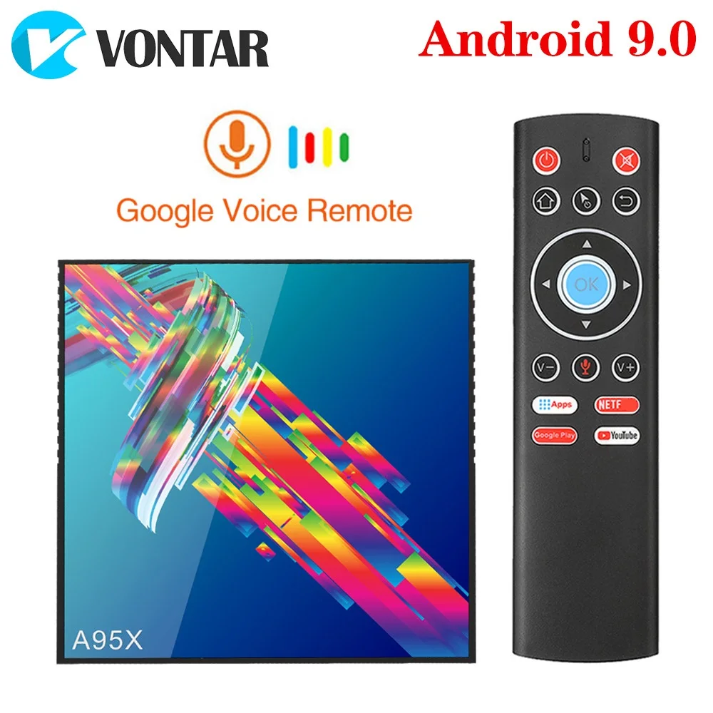 Смарт ТВ приставка VONTAR A95X R3 4 Гб 64 ГБ Android 9 0 Rockchip RK3318 1080P 4K 60fps BT Wifi Youtube 2 16