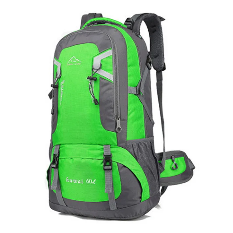 Green 60L Litthing 60L/40L мужской рюкзак, рюкзак с подзарядкой через usb, школьный рюкзак для подростков, рюкзаки для путешествий, женские рюкзаки, сумка для улицы - Цвет: Green 60L