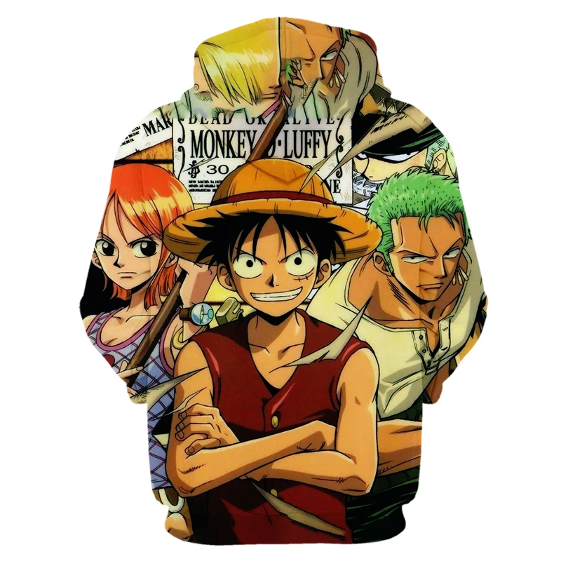

3D Printed Hoodies One Piece Hoodie Men Sweatshirt Unisex Harajuku Pullovers Casual Hot Sale Anime 3D Hoodies Clothes