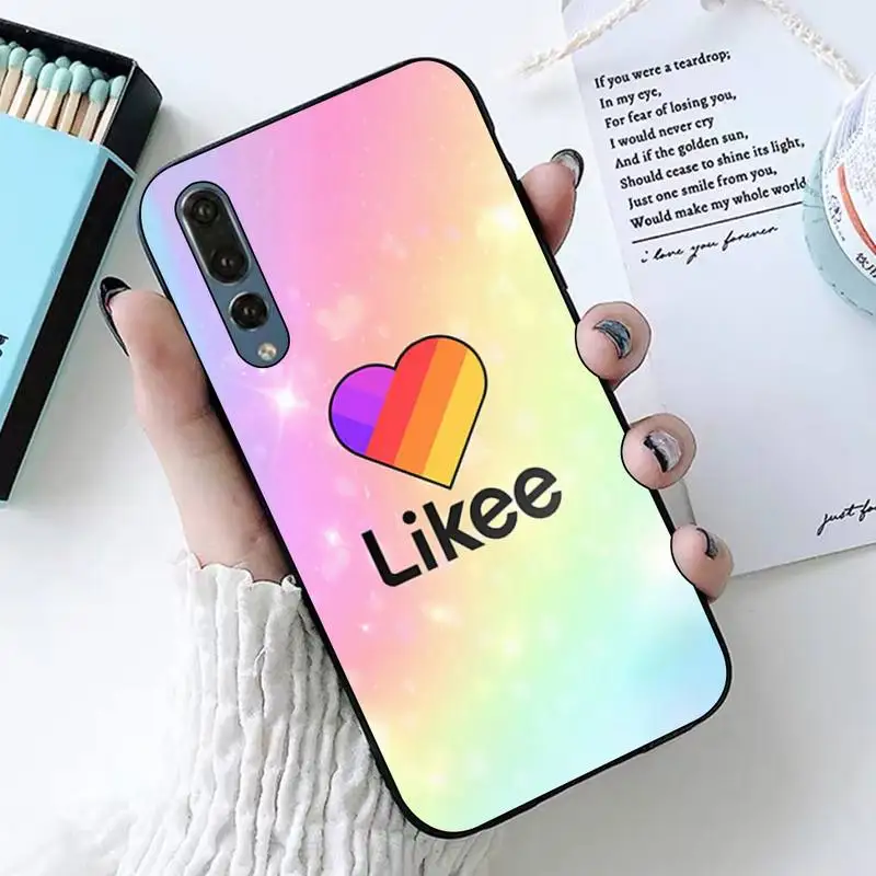 

Likee Funny cat bear love heart Phone Case for Huawei P 8 9 10 20 30 40 lite pro Psamrt Cover
