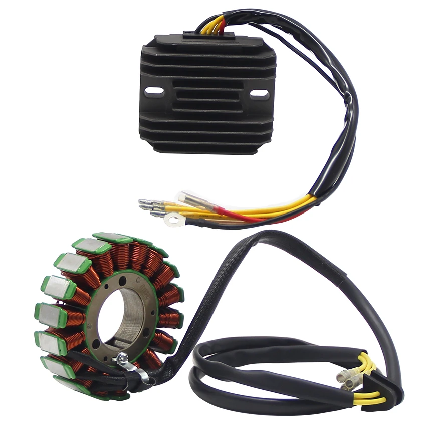 Motorcycle Stator Coil & Voltage Regulator Rectifier For Suzuki GS450T GS500E GS550E GS550L GS550M GS550T GS650E GS650G GS750E