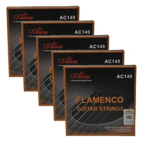 5sets alice flamenco guitar strings crystal nylon silver plated copper basses ac149