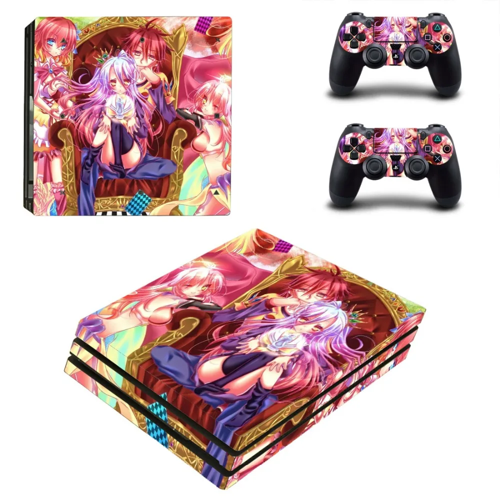 Нет игры нет жизни PS4 Pro Стикеры Play station 4 кожи наклейки для Игровые приставки