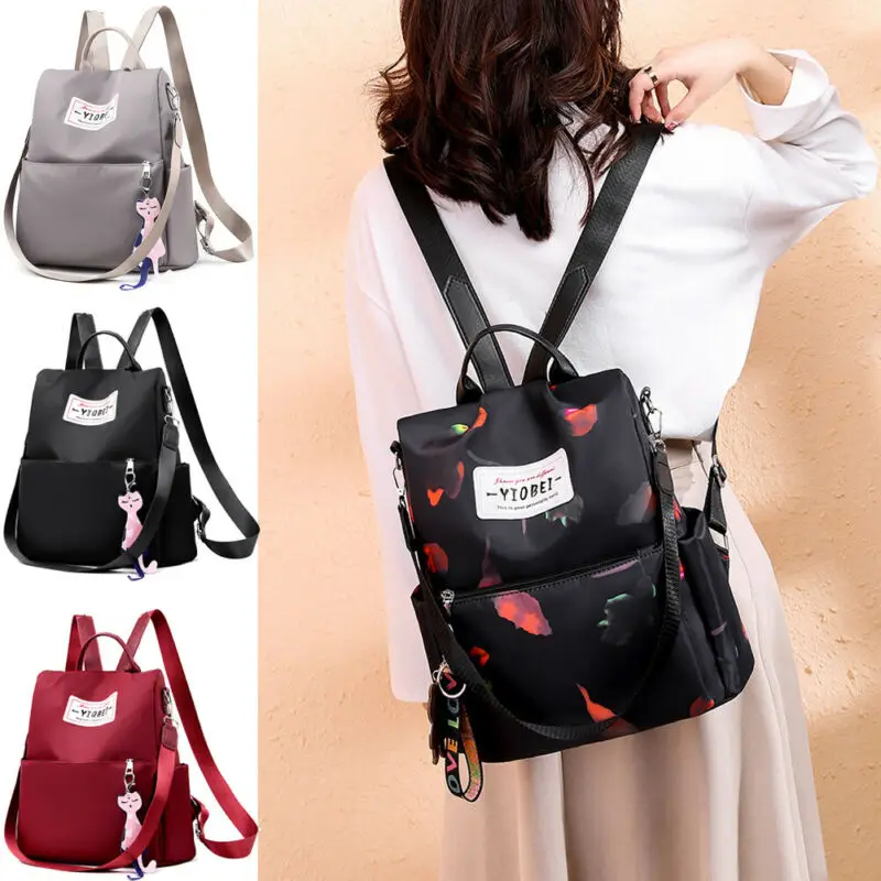 Женский рюкзак из ткани Оксфорд водонепроницаемый Повседневный дорожный с