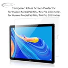 Закаленное стекло для Huawei Mediapad M5 10 Pro M6 10,8 защита экрана 9H прозрачная защитная пленка для планшета для M5 Pro 10,8 дюймов стекло