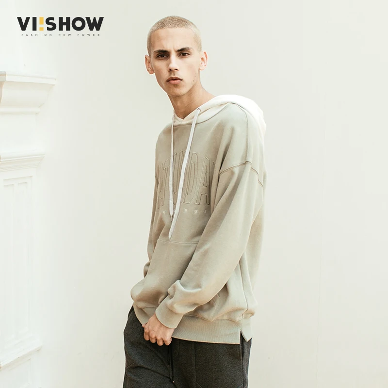 VIISHOW мужская толстовка с капюшоном в стиле «хип-хоп», уличная одежда, новинка, мужская толстовка с капюшоном, толстовка с капюшоном, толстовка с надписью High Street, Мужская толстовка WD2581173