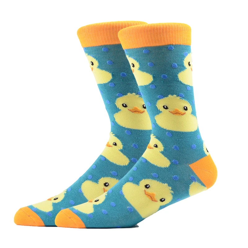 Cartoon Cosplay Duck Socks Novelty Funny Cute Kawaii Women Sock Winter Comfortable Warm Cotton Socks