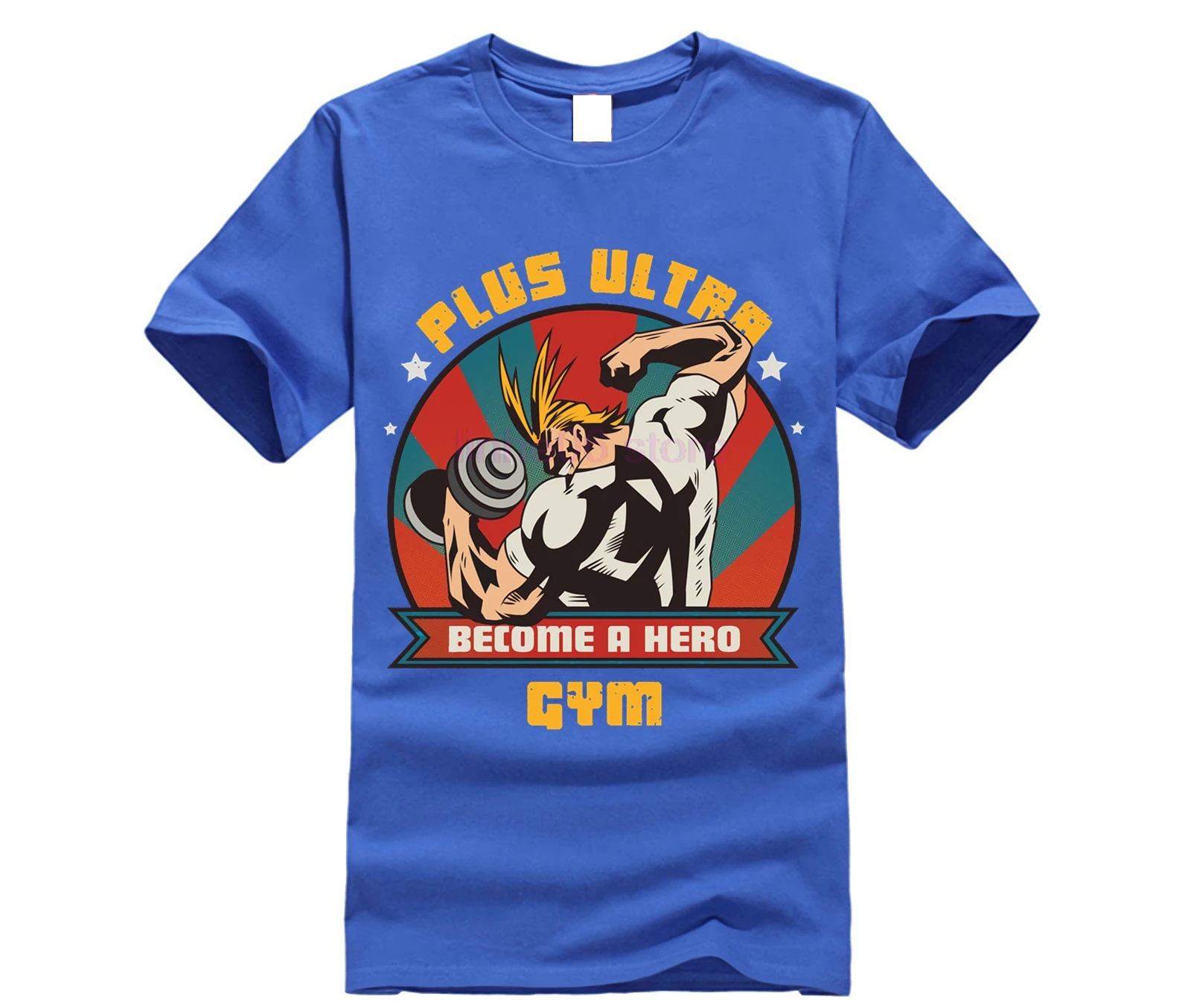 Футболка с надписью Plus Ultra Gym Boku No Hero academic | Мужская одежда