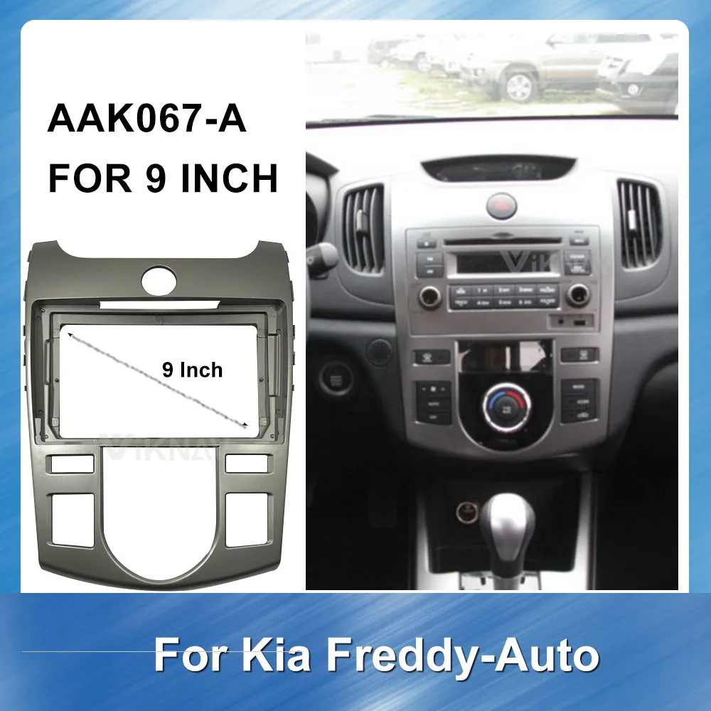 

For Kia Freddy Automaticity 2009 Car Radio Stereo Fitting installation Fascia for Stereo Frame Fascias Panel Facial DVD CD Dash