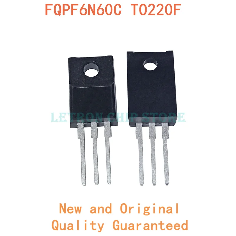 

10 шт. FQPF6N60C-220 6N60C TO-220F 6N60 TO220 FQPF6N60 TO220F MOSFET транзисторы N-CH Новый и оригинальный IC Чипсет