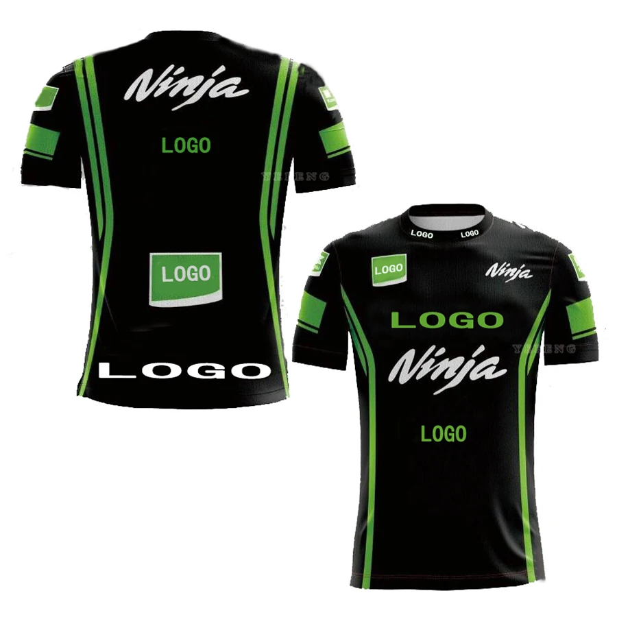 

For Kawasak Team Racing Hot Sale 2021 Motorsport T-shirt Cycling Outdoor Cotton T-shirt Moto GP Jerseys Motorcycle