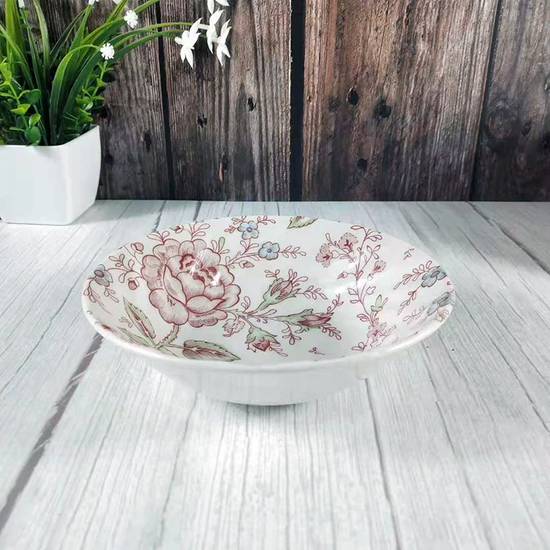 6 inch Cereal bowl Кухонные тарелки, миска, соус, блюдце, посуда и тарелки, наборы, маленький уксус, вкусовая доска, блюдо для закусок, тарелки для обеда, керамический Теллер - Цвет: 6 inch Cereal bowl