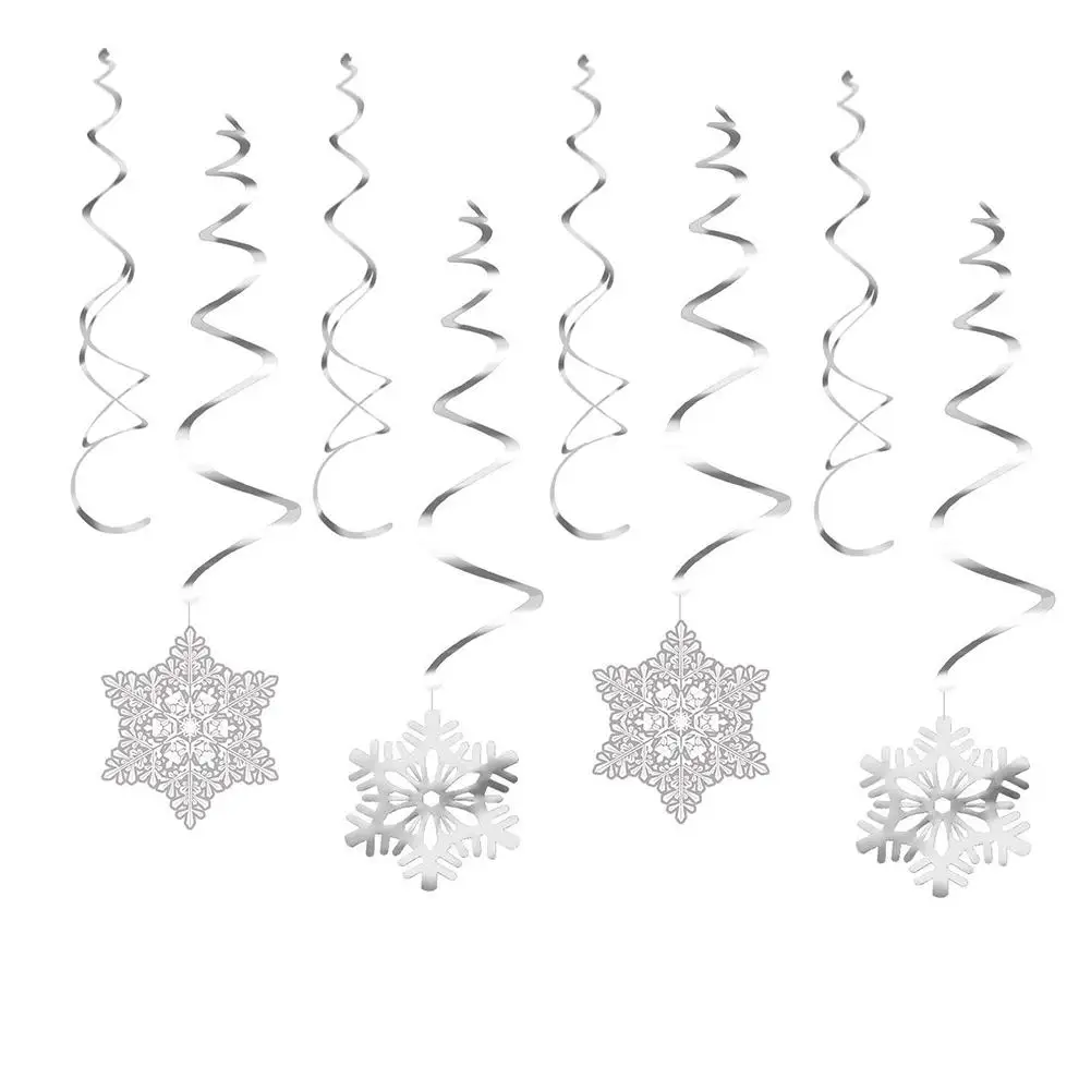 35 шт. Замороженные вечерние Рождественские снежинки украшения 3D Полые Снежинка