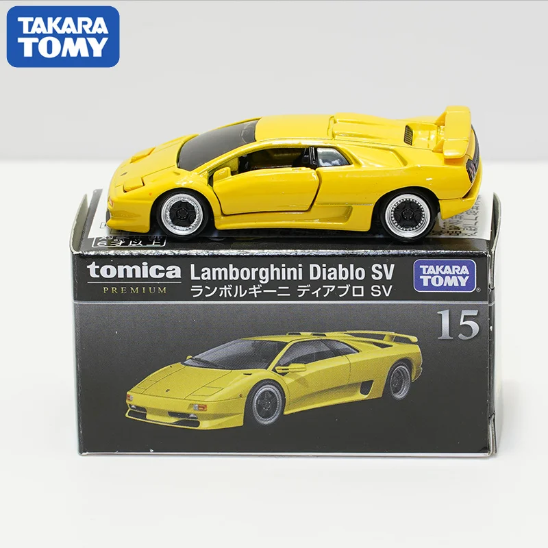 

Takara Tomy Tomica Premium Lamborghini Diablo Sv Alloy Diorama Retro Vintage Car Model Collection Miniature Carros TP15 Toys