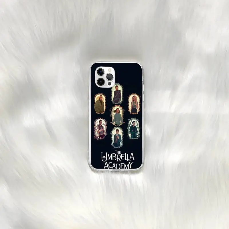 

The Umbrella Academy Clear Phone Case for iphone 6s 7 8plus xr xs max 11 12 pro max mini funds cover