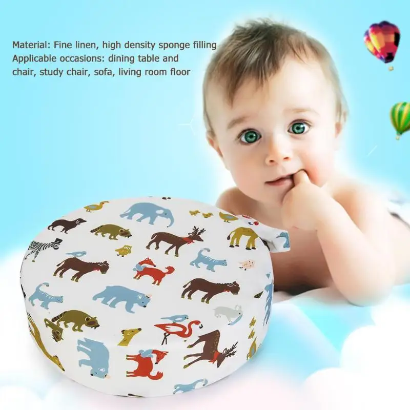 

Baby Booster Seat Children Increased Chair Pad Soft Baby Kids Dining Cushion Adjustable Removable Chair Booster Cushion
