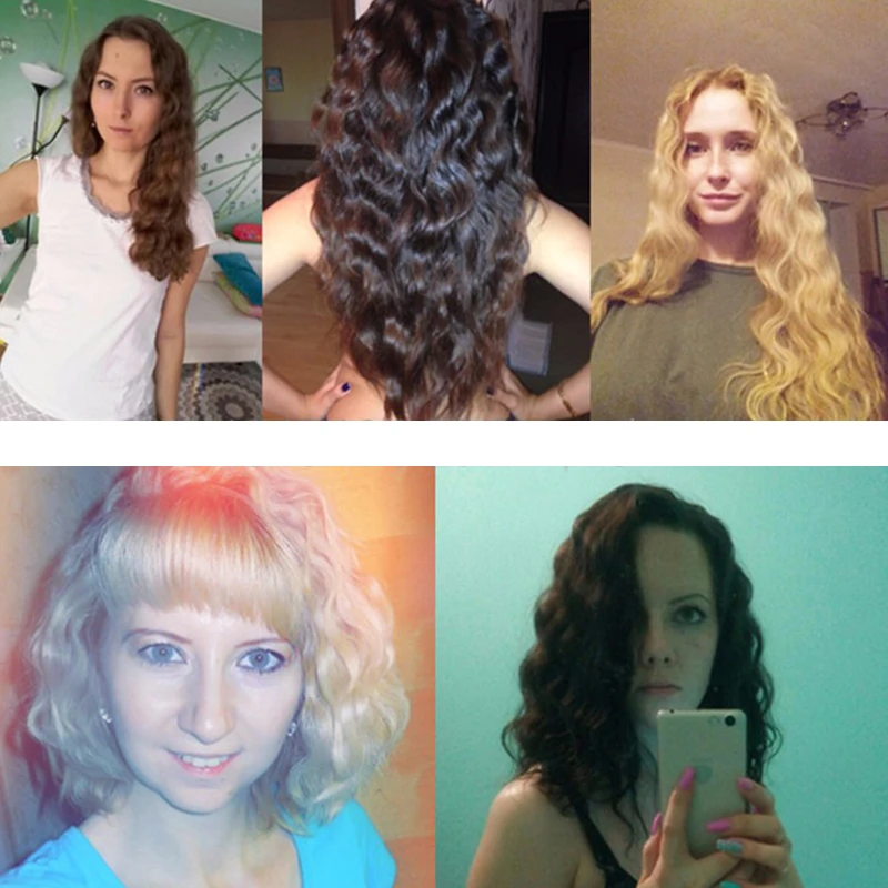 3 баррель зажим Волна Щипцы для завивки волос Яйцо ролл палочки ролики бигуди